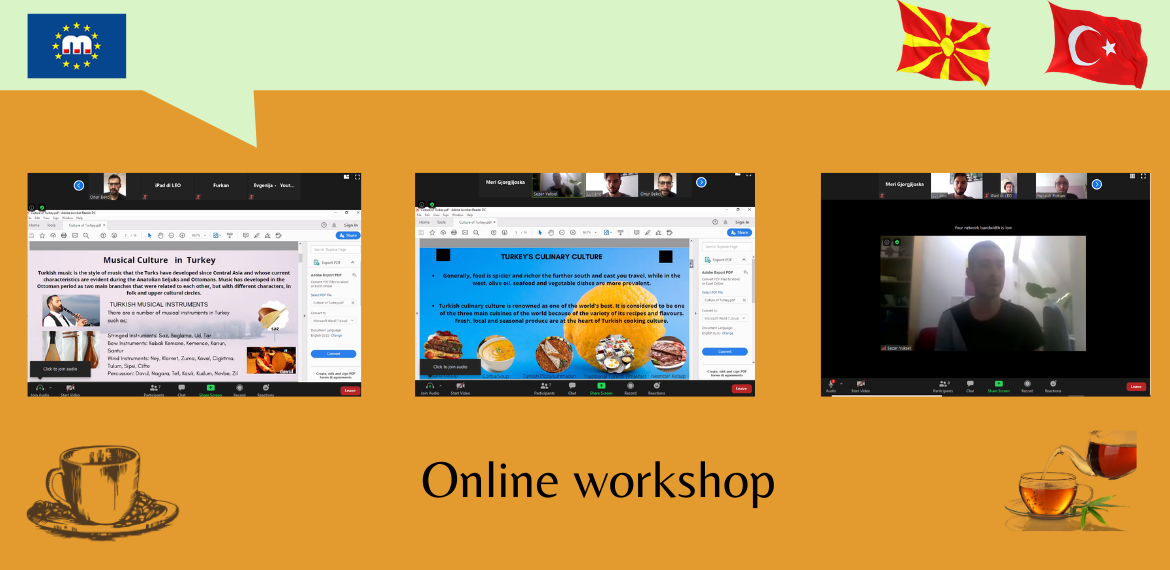 On-line работилница ''Турска култура''